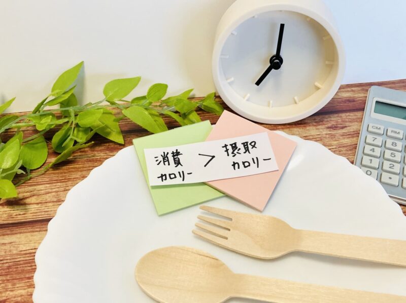 健康的に痩せるには適正なカロリー管理が大切をイメージできる画像