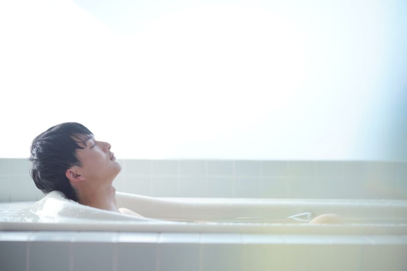 ダイエット効果を高めるお風呂の入り方をイメージできる画像