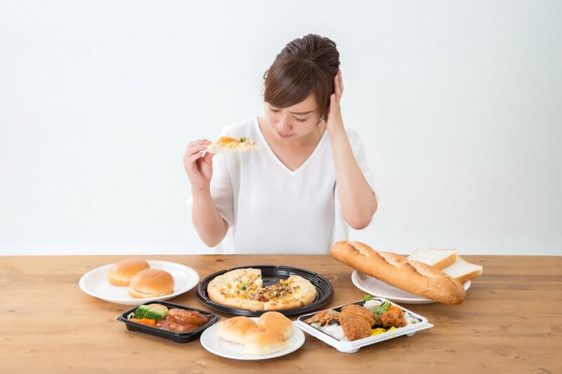 脂質制限中に食べてはいけないものをイメージできる画像