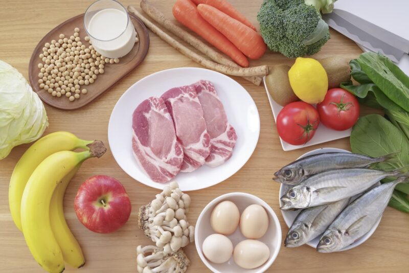 ダイエット中におすすめ｜タンパク質が多い食材一覧表をイメージできる画像