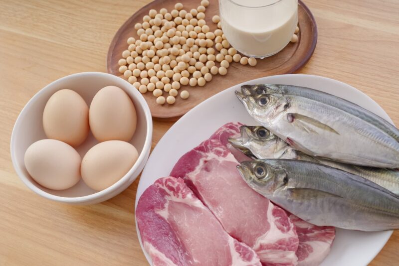 寝る前の夜ご飯におすすめの食材をイメージできる画像