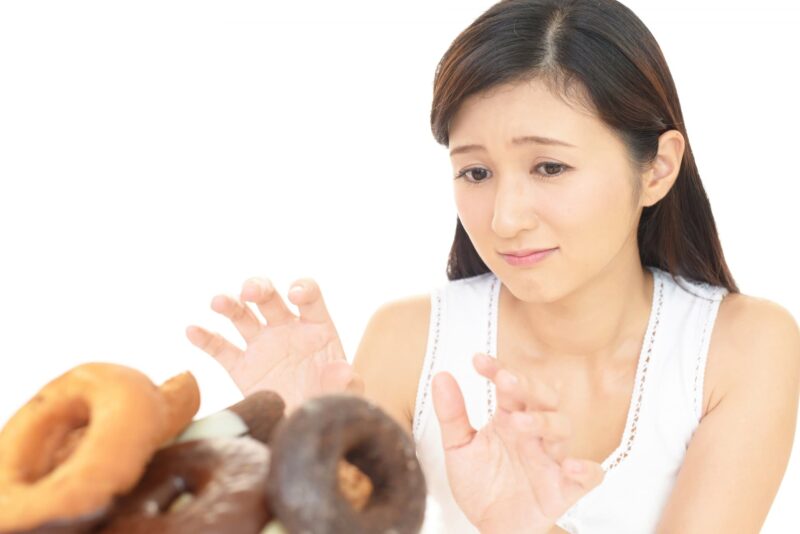 ダイエットに頑張っている人をイメージできる画像