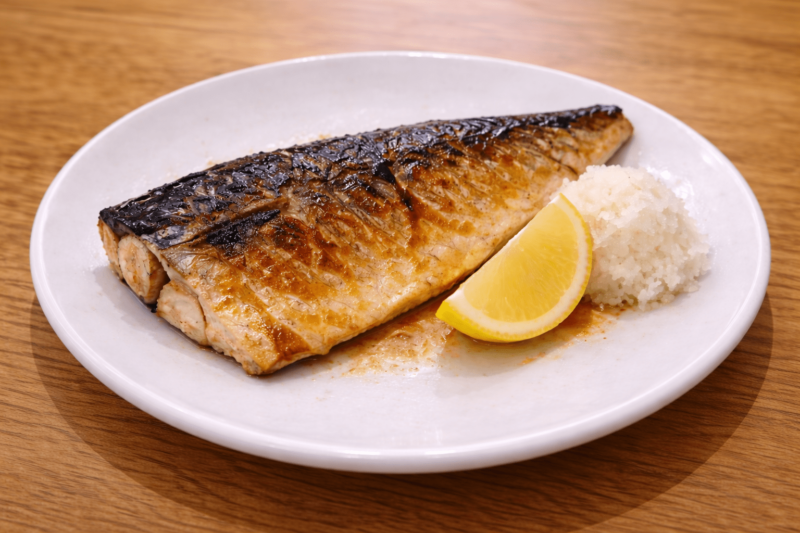 バの塩焼きをイメージできる画像